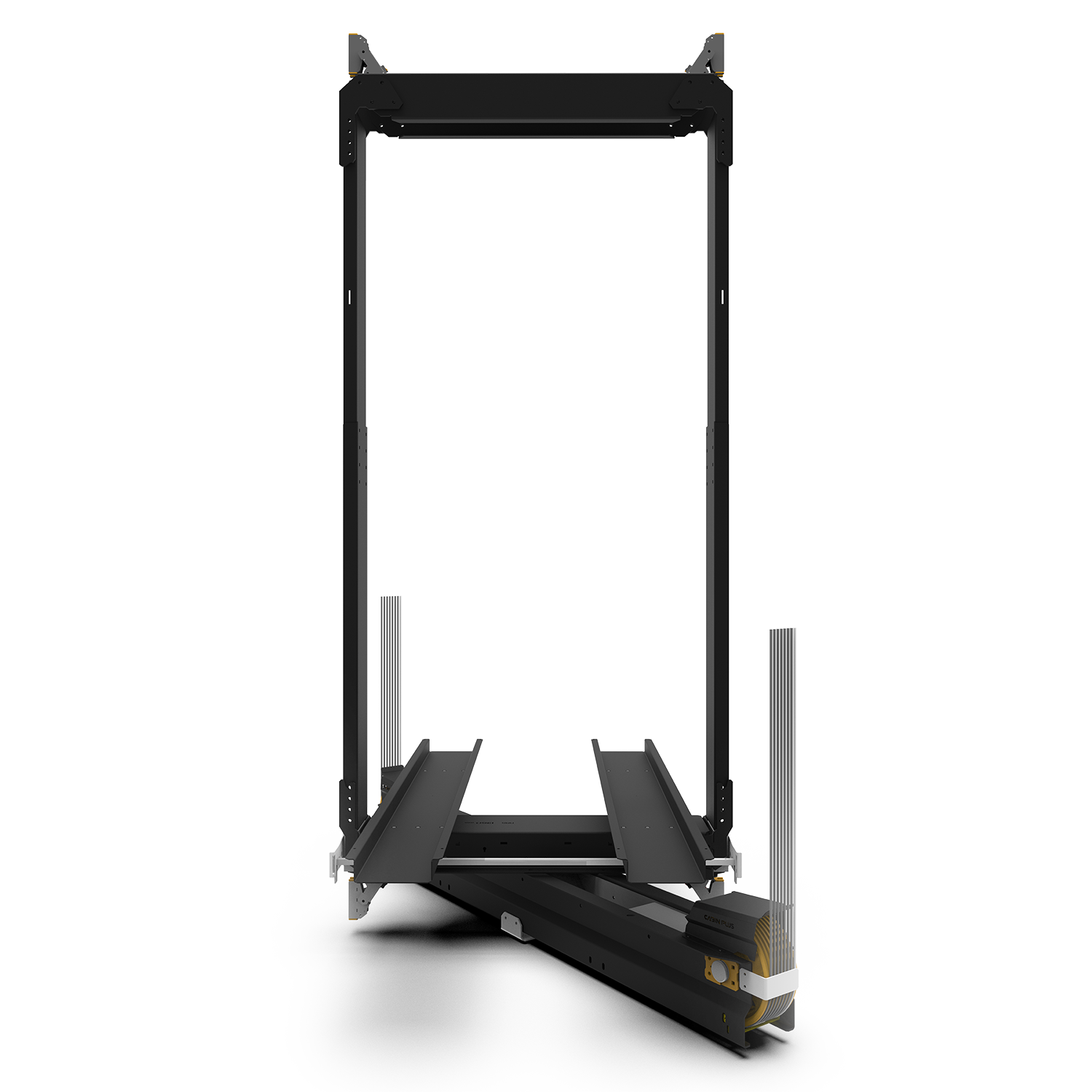 فریم آسانسور (یوک) دو فلکه مورب پایین