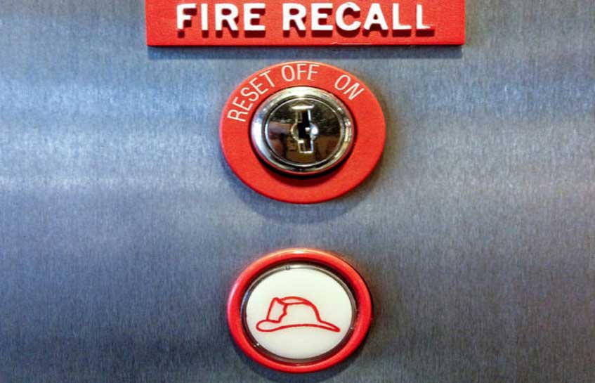 کابین آتش نشان آسانسور