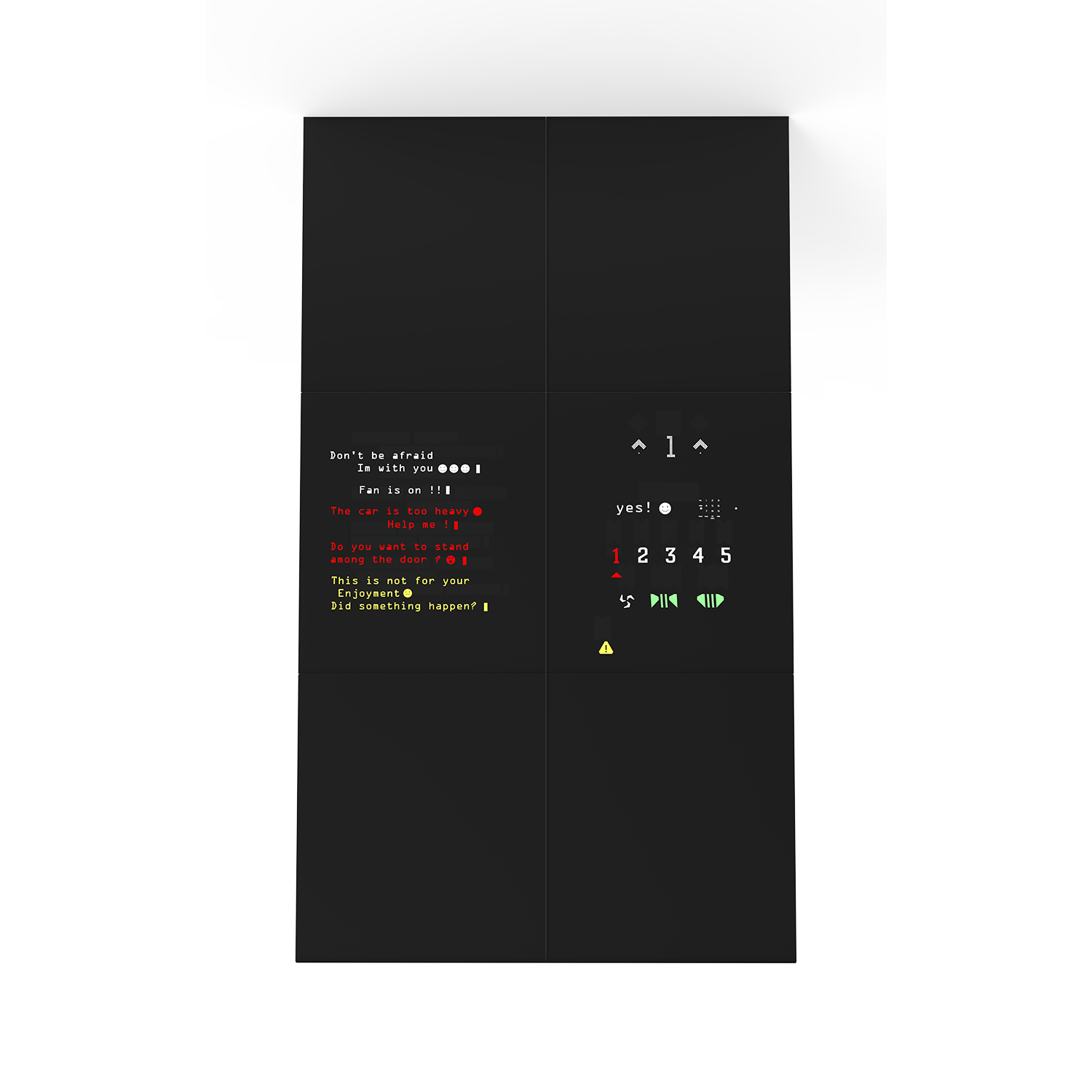 شستی لمسی آسانسور مدل 2203