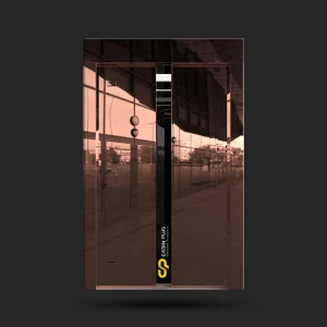 درب آسانسور آینه‌ای مسی سانترال