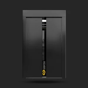 درب آسانسور خشدار دودی سانترال