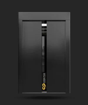 درب آسانسور خشدار دودی سانترال