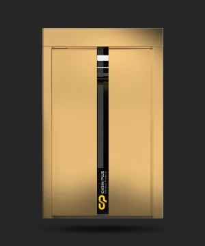 درب آسانسور خشدار شامپاینی سانترال