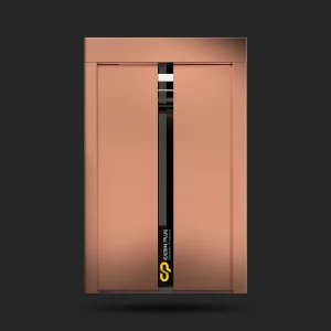 درب آسانسور خشدار مسی سانترال