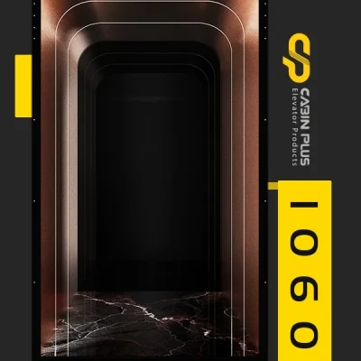 2کابین آسانسور مدل 1060 مسی