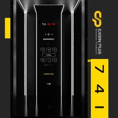 کابین آسانسور مدل 741 مشکی2
