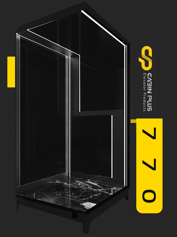 کابین آسانسور مدل 770 مشکی