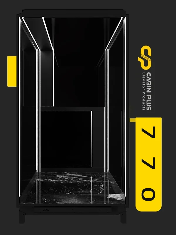کابین آسانسور مدل 770 مشکی2