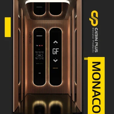 دیزاین کابین آسانسور مدل موناکو مسی