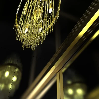 دیزاین کابین آسانسور مدل کویین 06کابین پلاس