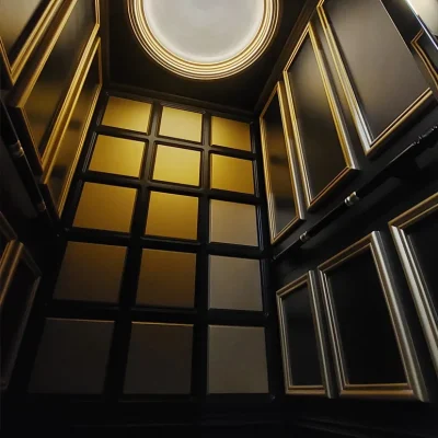 کابین اسانسور مدل دیزاین اوستا 02