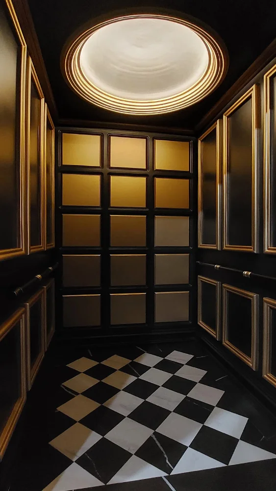 کابین اسانسور مدل دیزاین اویتا 01