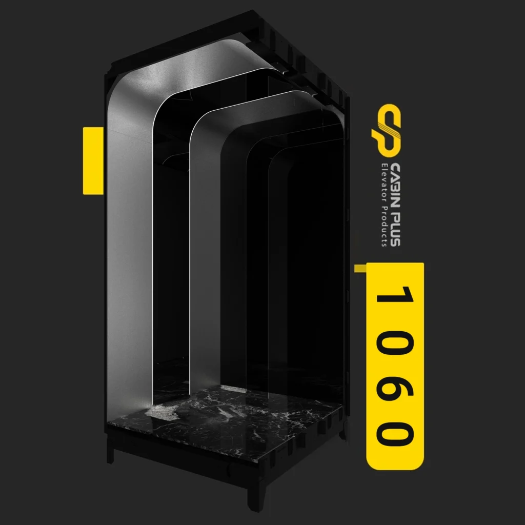 کابین آسانسور مدل 1060 - کابین پلاس