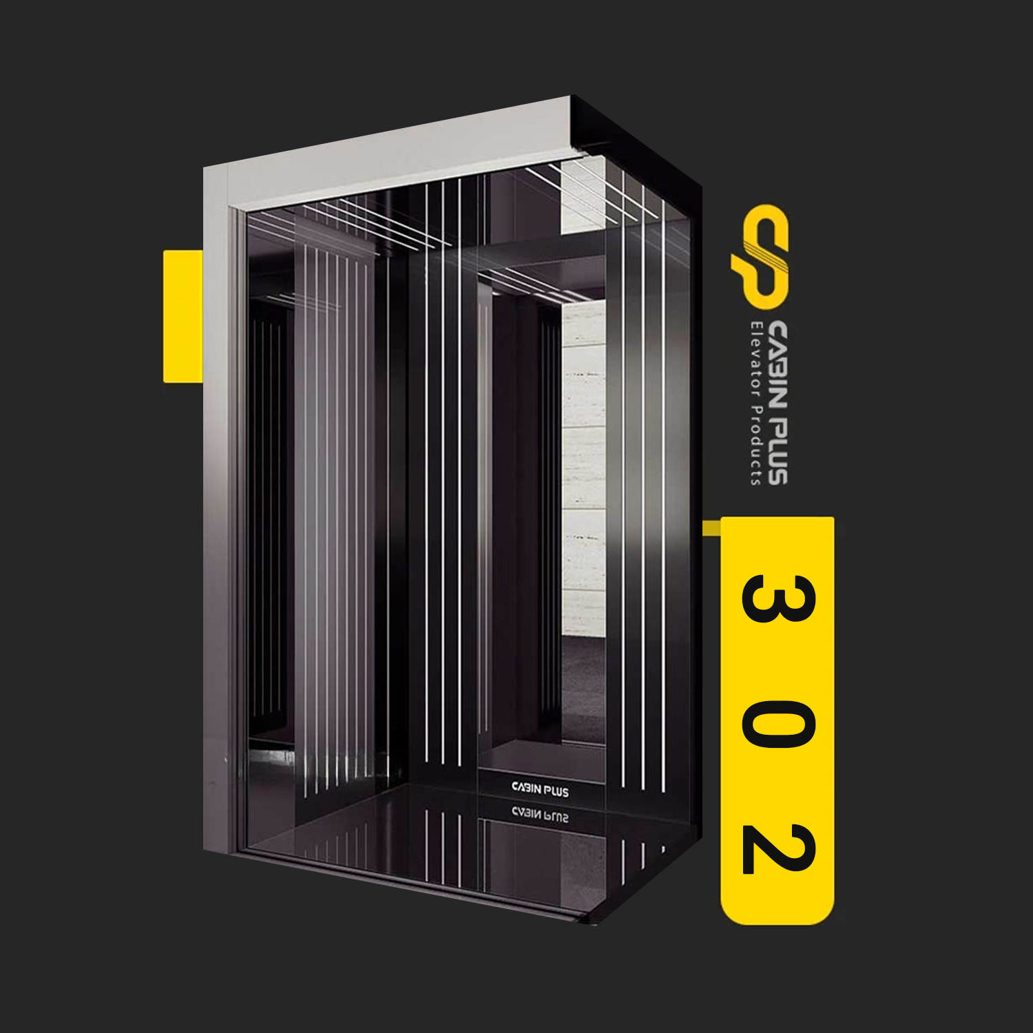 کابین پلاس - کابین آسانسور مدل 302
