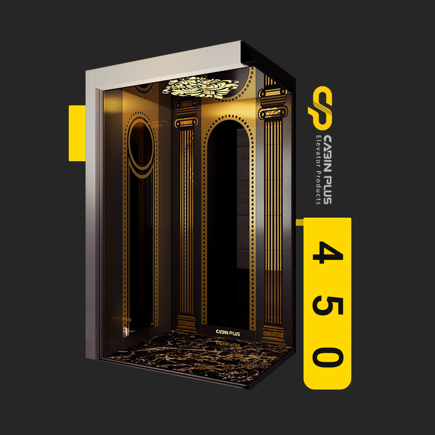 کابین پلاس - کابین آسانسور مدل 450