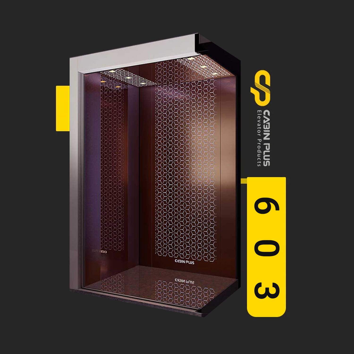 کابین پلاس - کابین آسانسور مدل 603