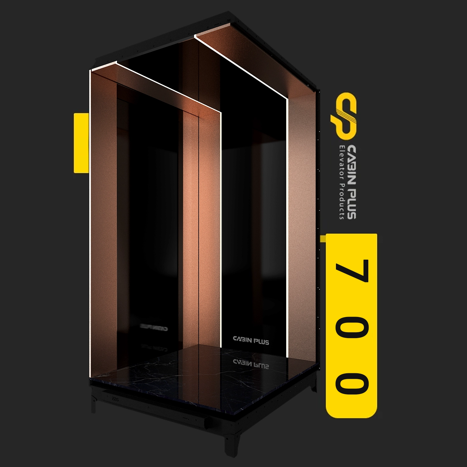 کابین پلاس - کابین آسانسور مدل 700
