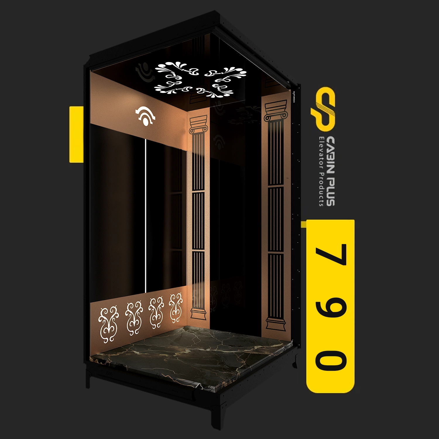 کابین پلاس - کابین آسانسور مدل 790