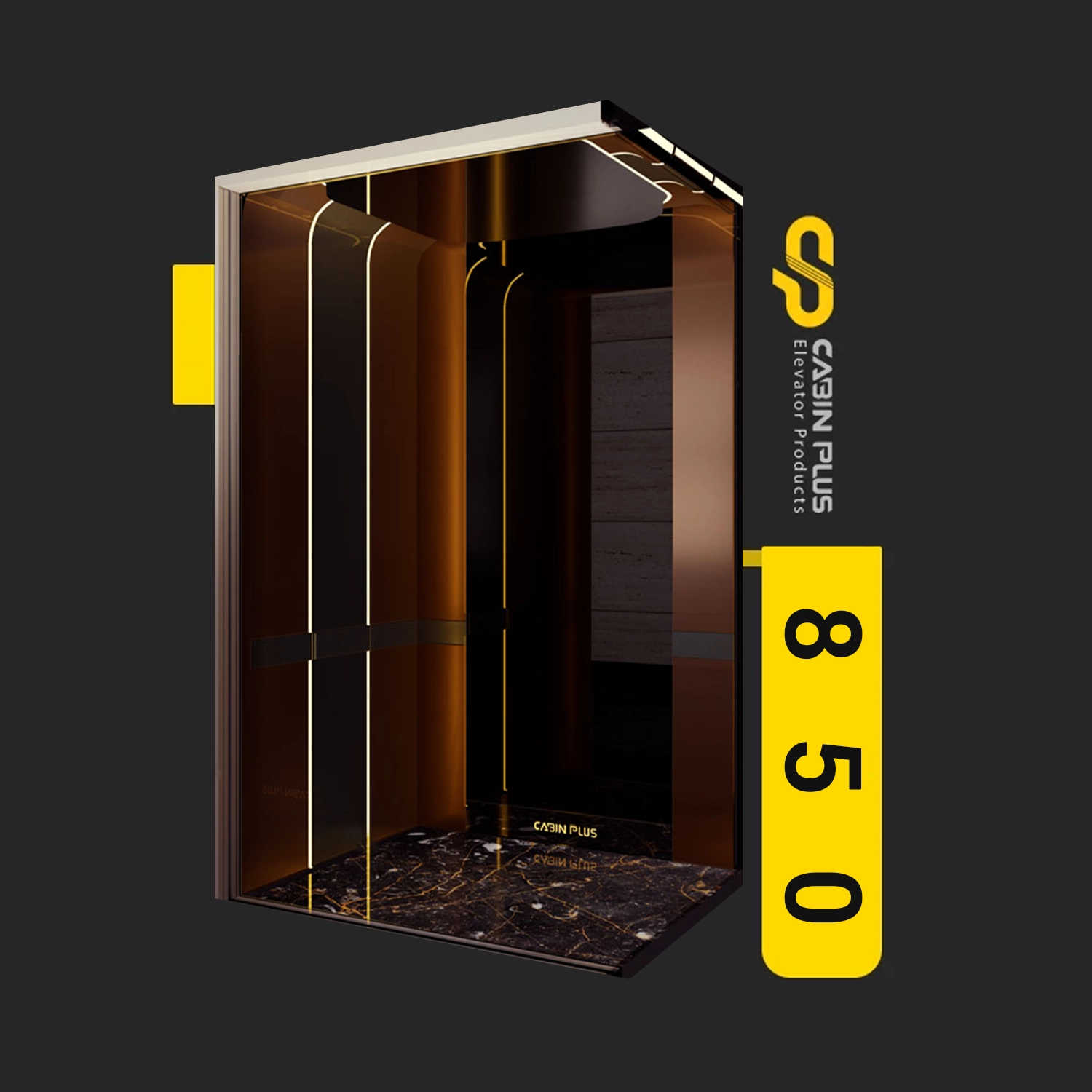 کابین پلاس - کابین آسانسور مدل 850