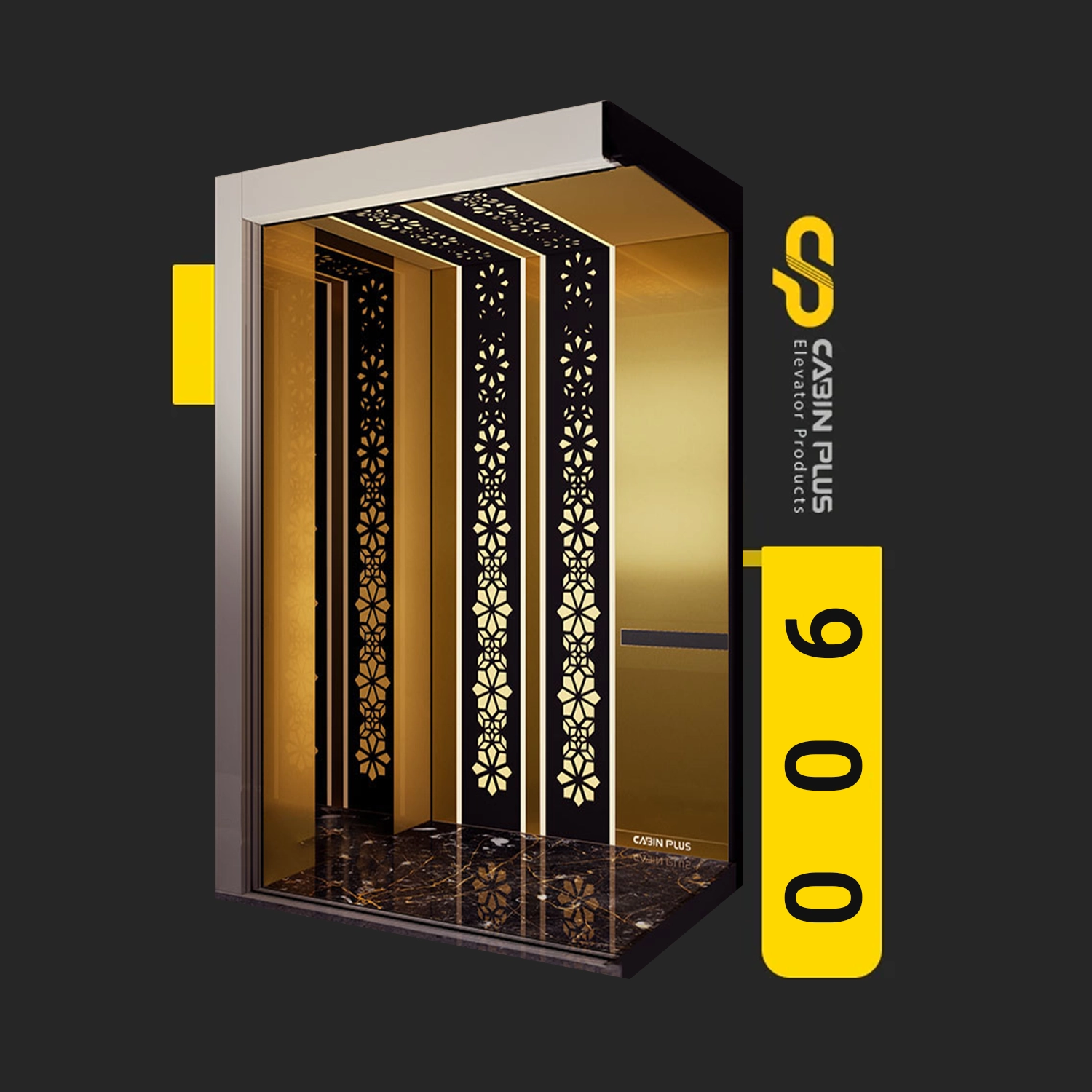 کابین پلاس - کابین آسانسور مدل 900