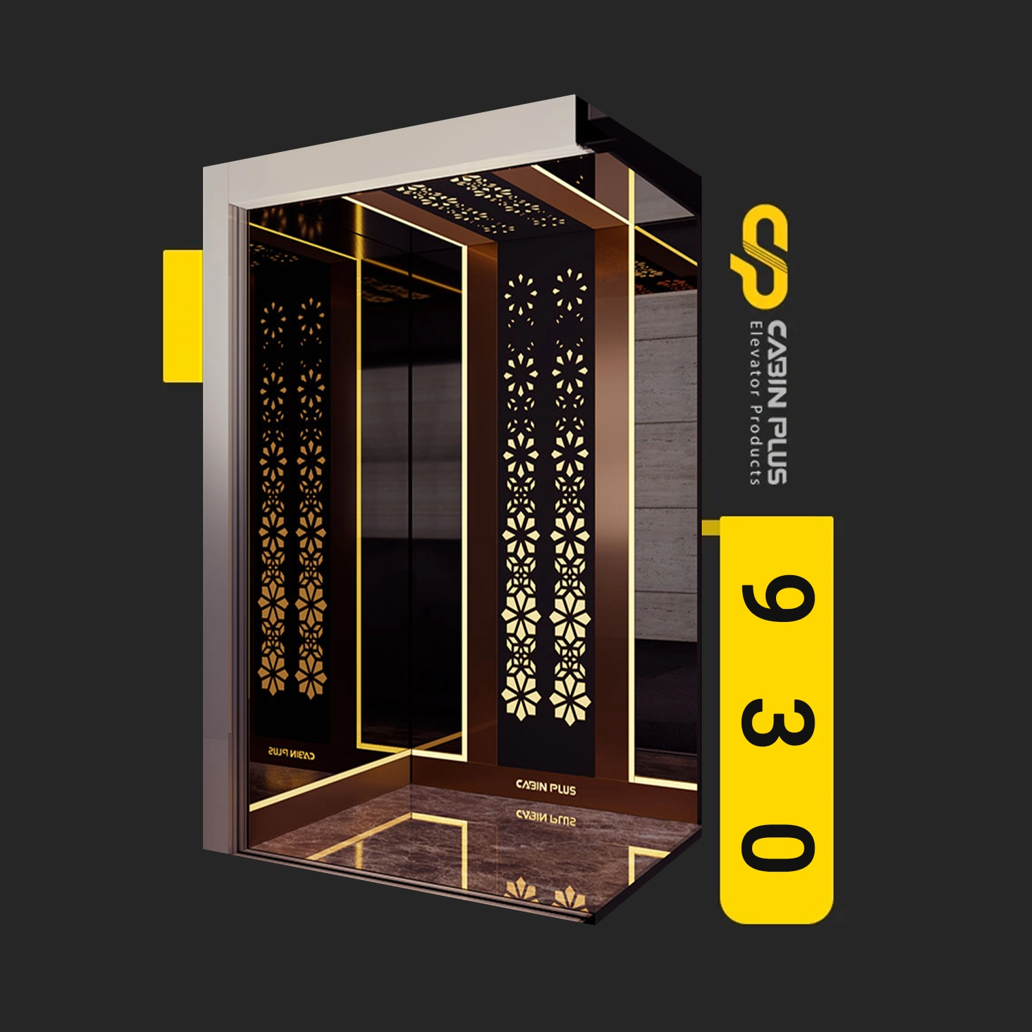 کابین پلاس - کابین آسانسور مدل 930