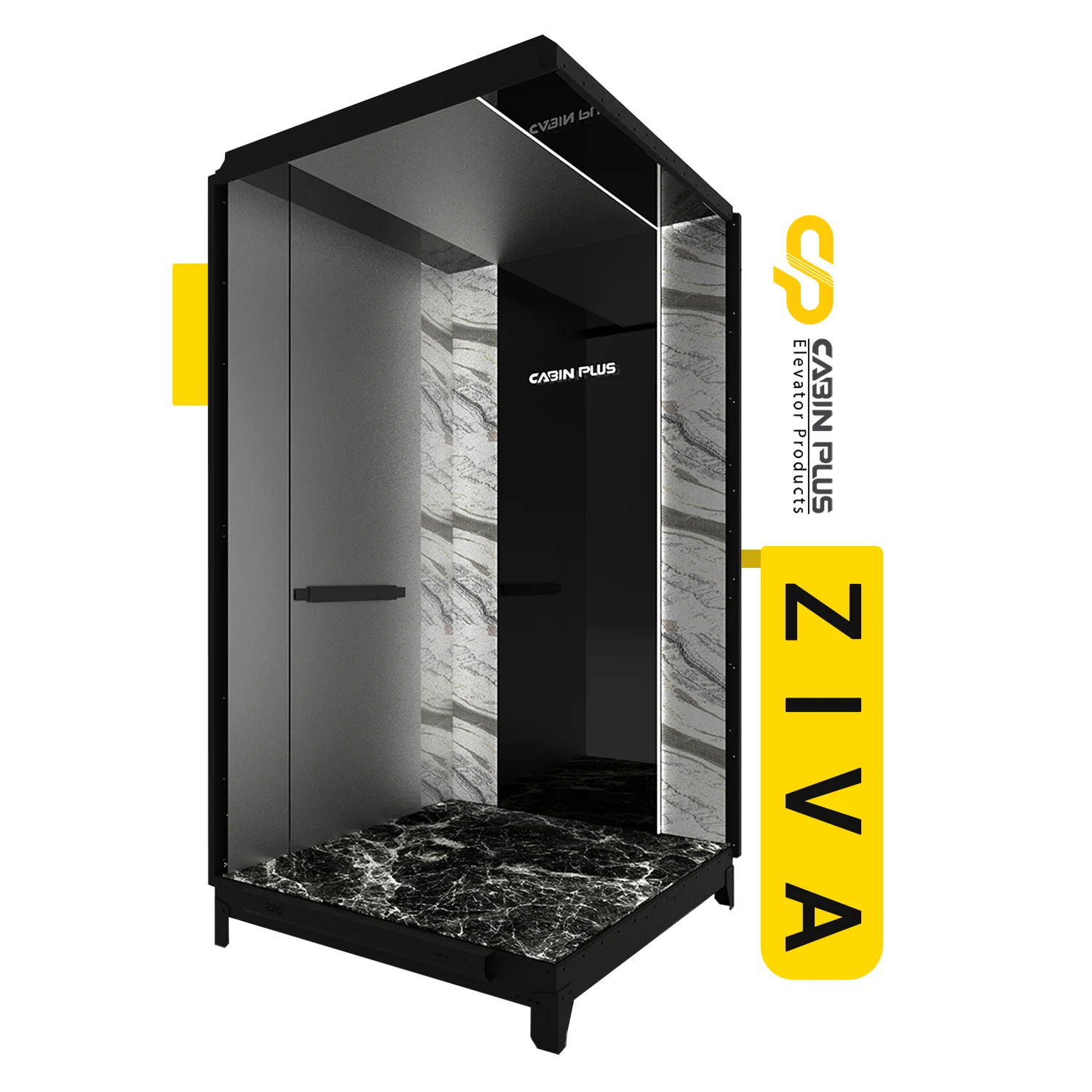 کابین آسانسور مدل زیوا