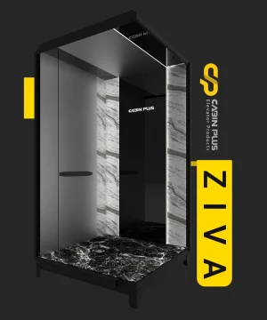 کابین آسانسور مدل زیوا