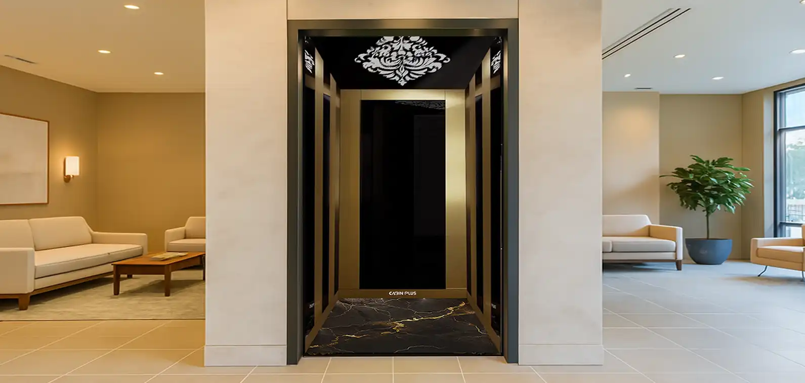 کابین آسانسور مدل 100