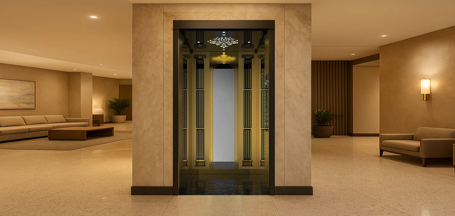 کابین آسانسور مدل 450