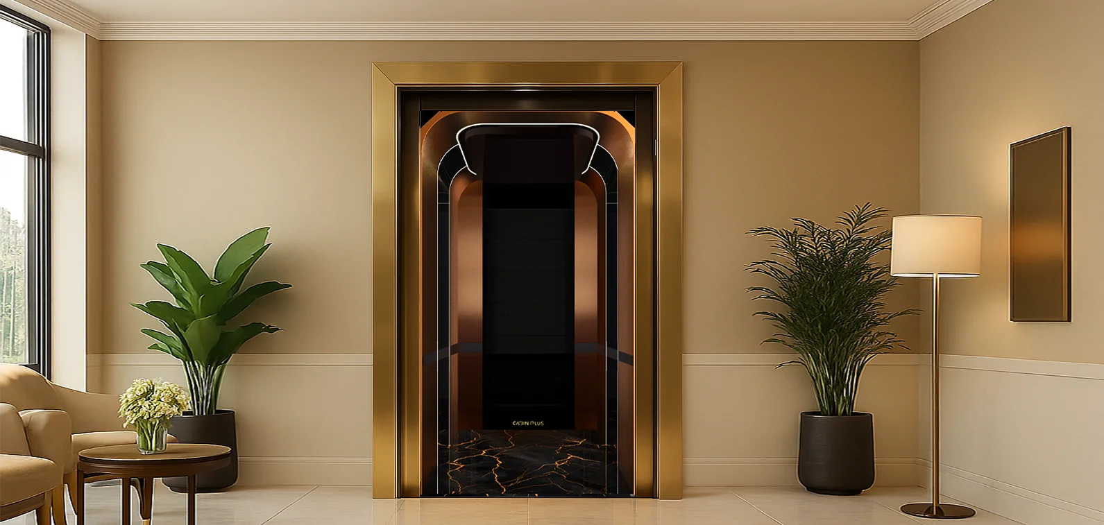 کابین آسانسور مدل 850