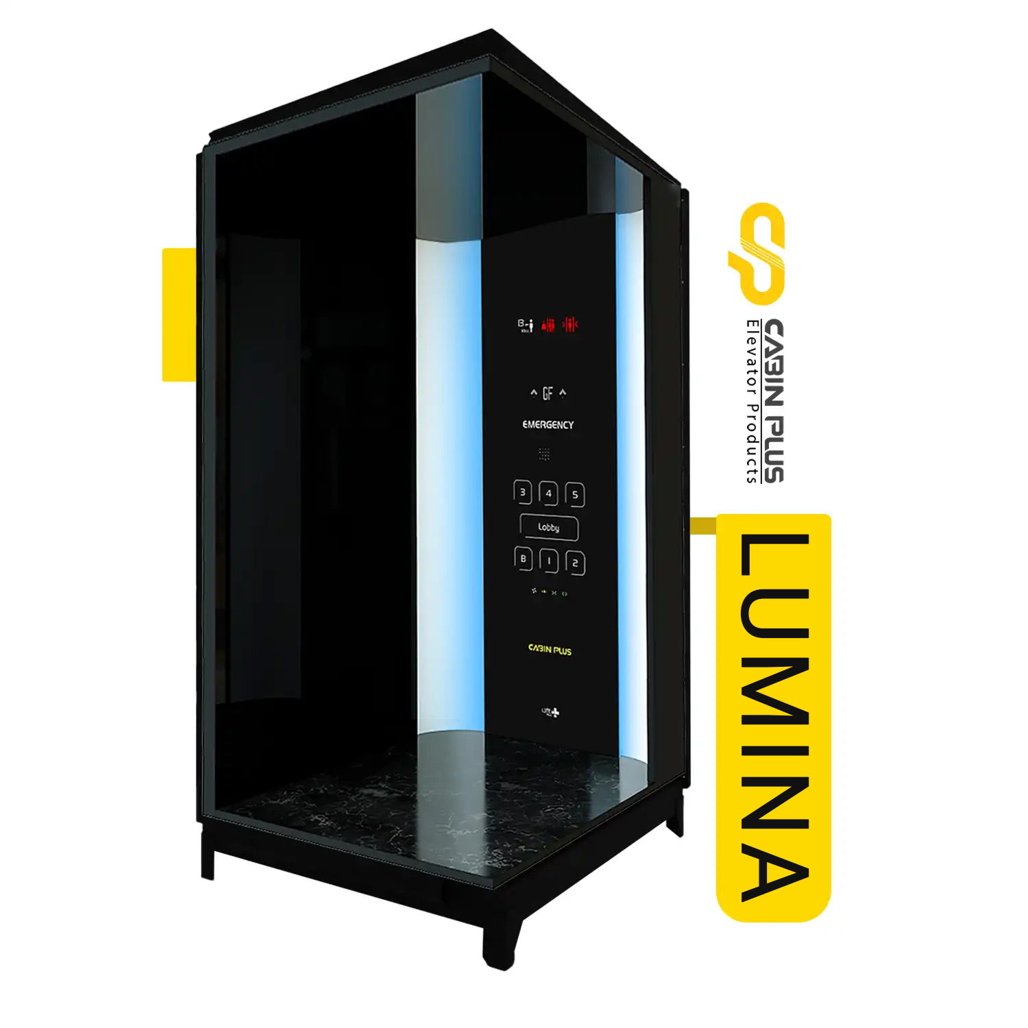 کابین آسانسور مدل لومینا