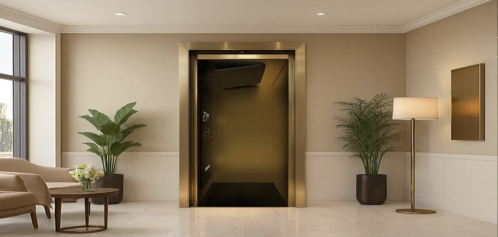 Glamour Elevator Cabin