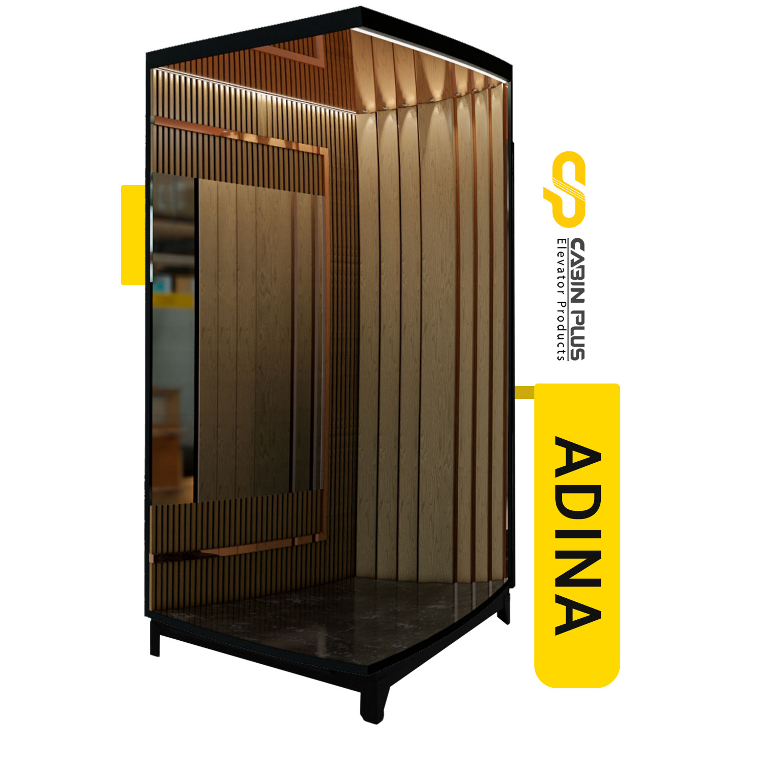 کابین آسانسور مدل آدینا