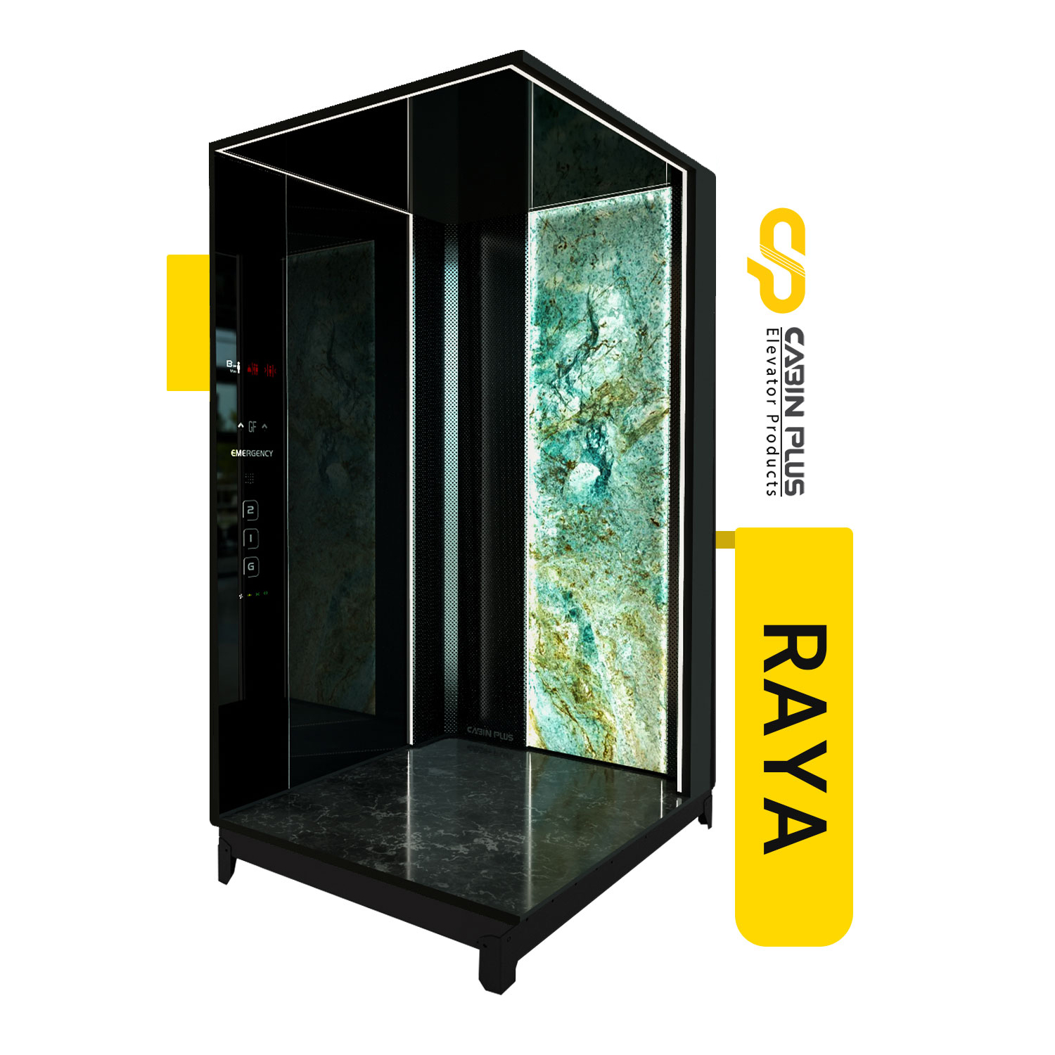 کابین آسانسور مدل رایا