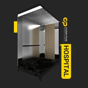کابین آسانسور مدل بیمارستانی