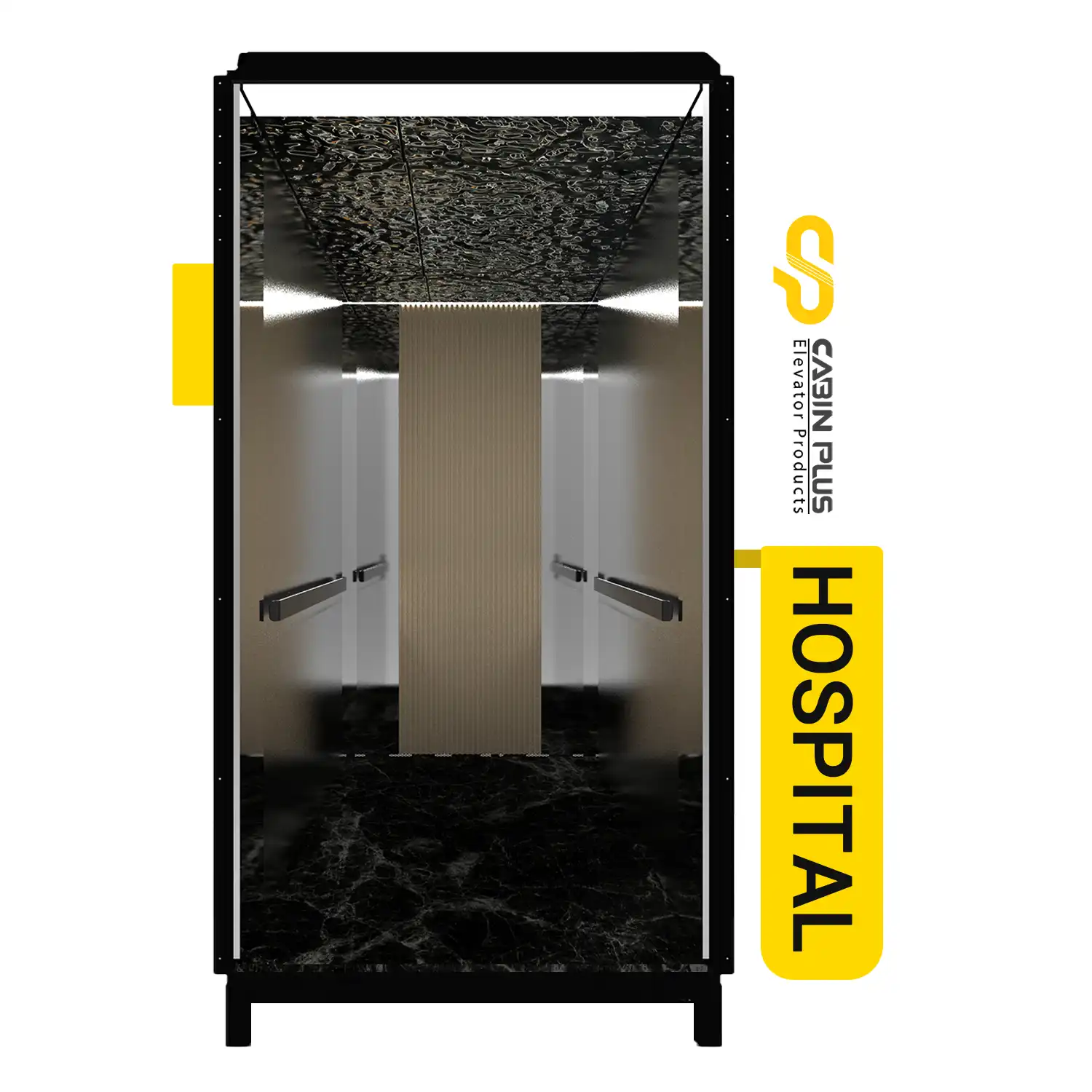 کابین آسانسور مدل هاسپیتال